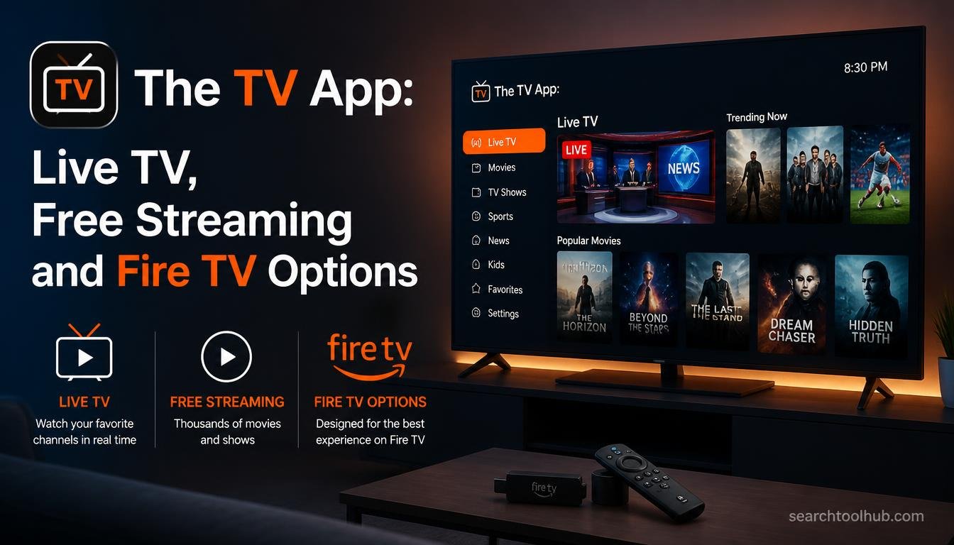 The TV App: Live TV, Free Streaming and Fire TV Options