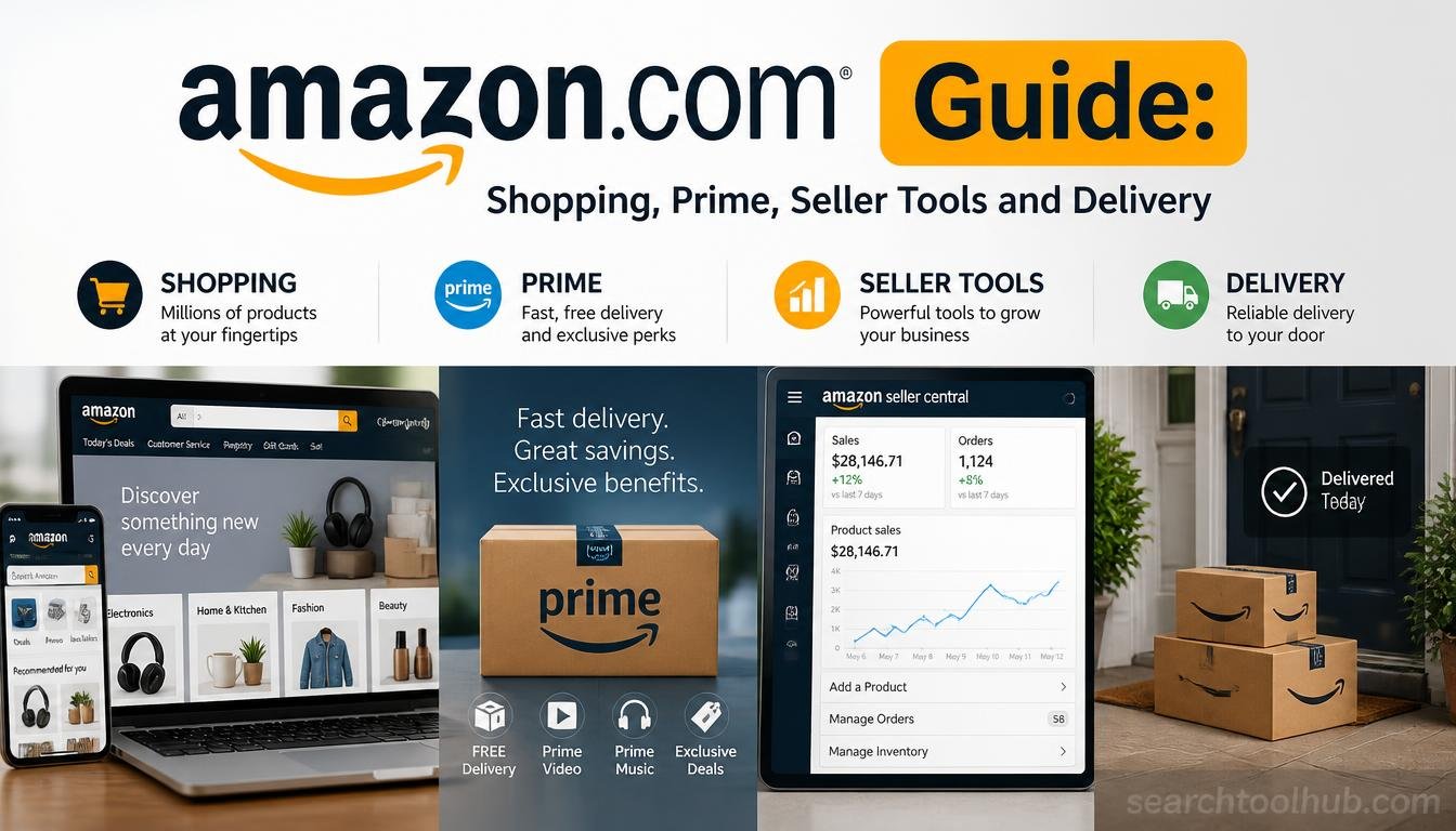 Amazon.com Guide: Shopping, Prime, Seller Tools and Delivery